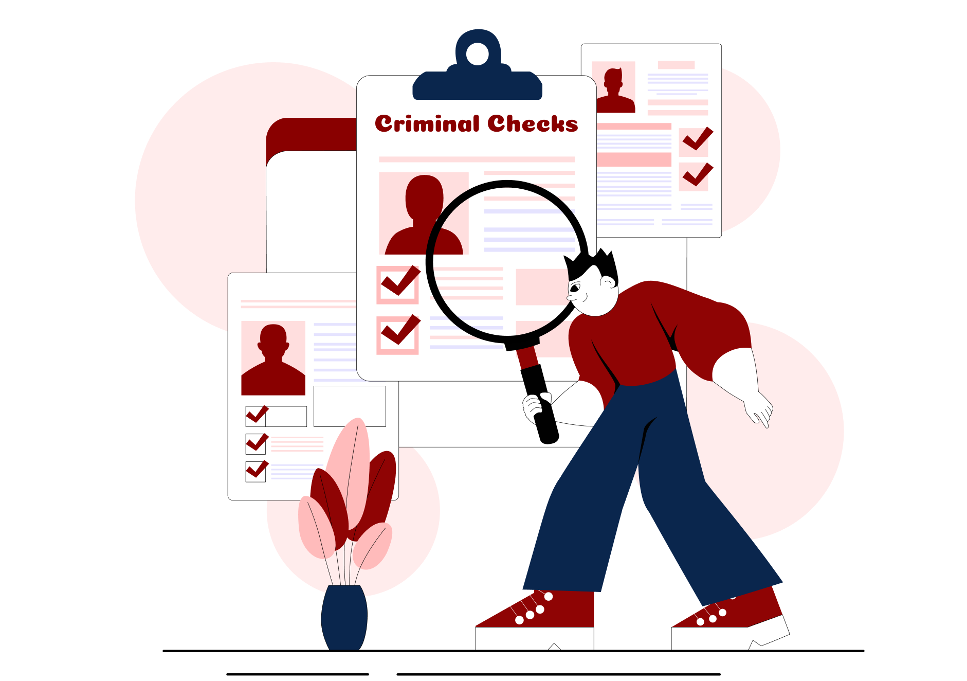 Criminal background check for employment services by Vibrant Screen