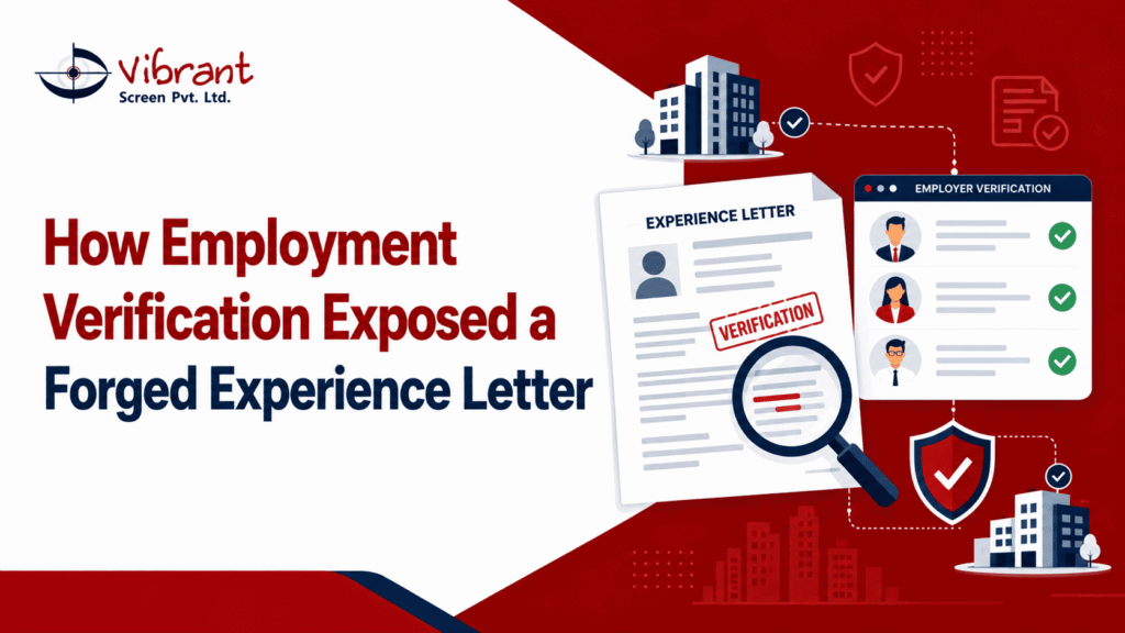 How Employment Verification Exposed a Forged Experience Letter
